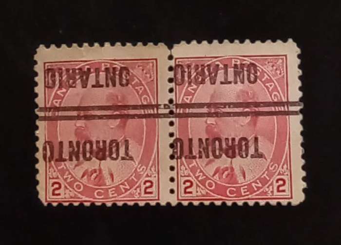 Canada 1911 - Overprint Inverted